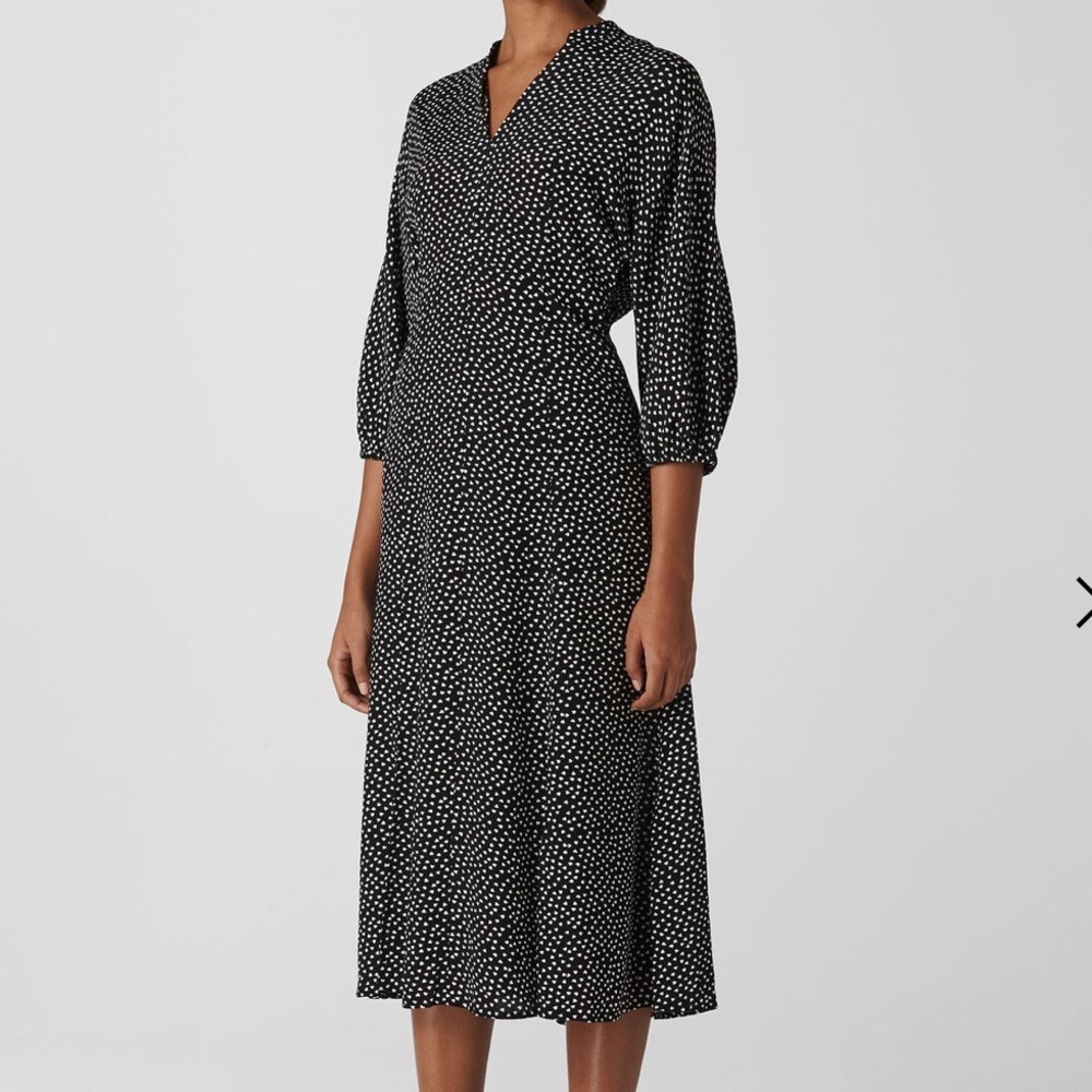 Whistles CONFETTI HEART MIDI DRESS